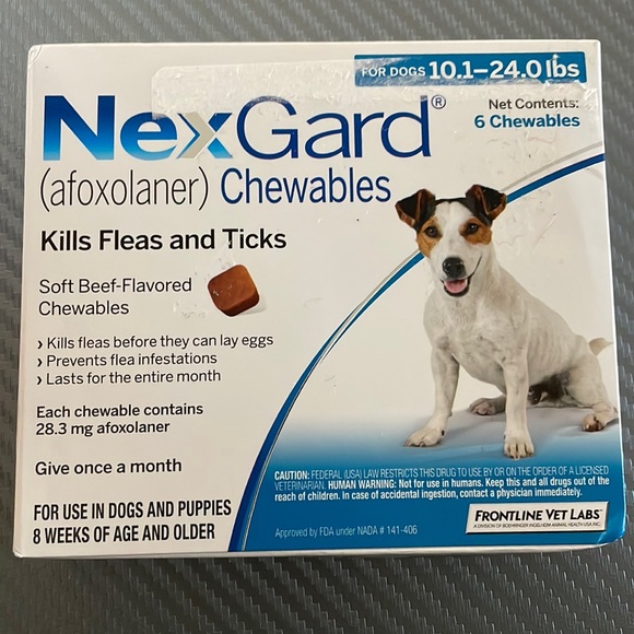 Dog Nexgard Fleas And Ticks 1124 Lbs 6 Pk A Poshmark